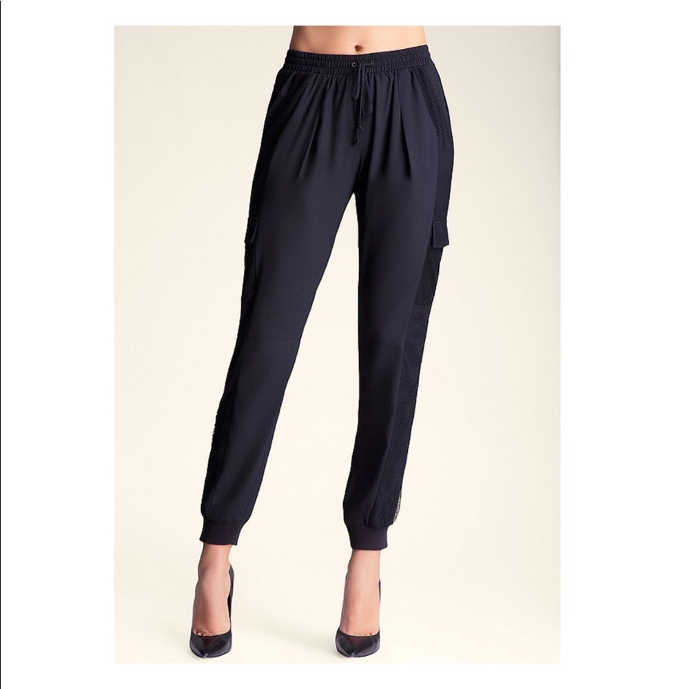 Bebe Cargo Pant with mesh detail